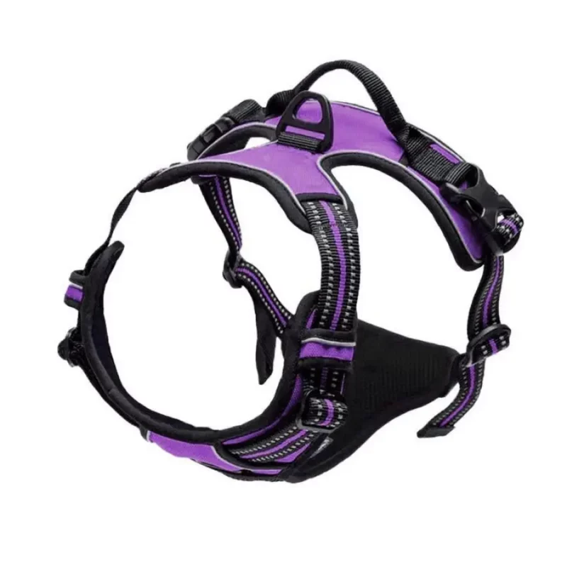 No Pull Dog Harness - Front Clip Heavy Duty Reflective Easy Control Handle for Large Dog Walking - Image 12