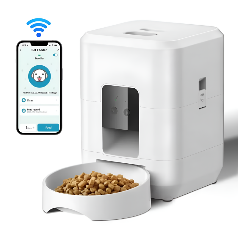 2L Smart Pet Feeder Automatic Cat Feeder Dog Slow Food Machine With Timed Quantitative Automatic Cat Food Dispenser Cat Dog Bowl - Image 11