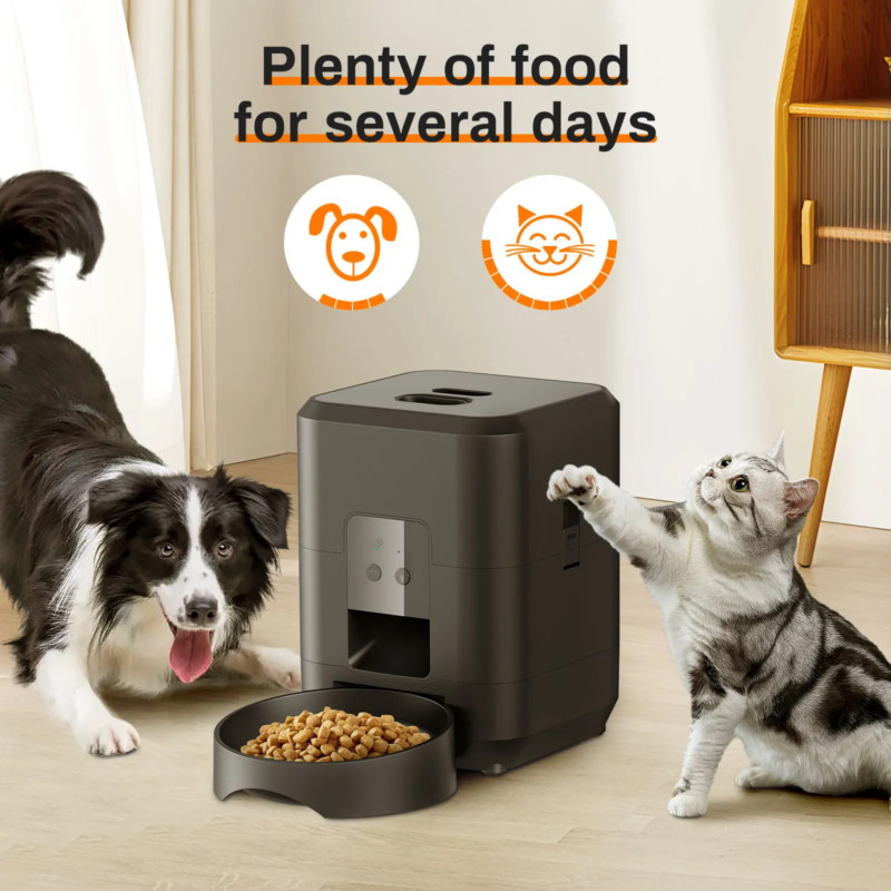2L Smart Pet Feeder Automatic Cat Feeder Dog Slow Food Machine With Timed Quantitative Automatic Cat Food Dispenser Cat Dog Bowl - Image 17