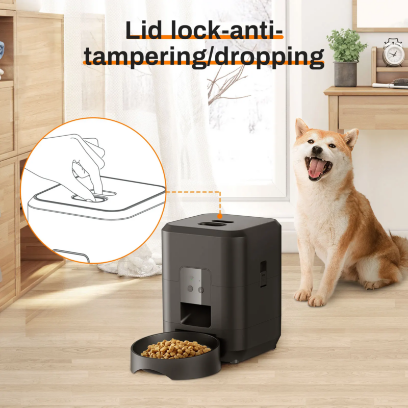 2L Smart Pet Feeder Automatic Cat Feeder Dog Slow Food Machine With Timed Quantitative Automatic Cat Food Dispenser Cat Dog Bowl - Image 15