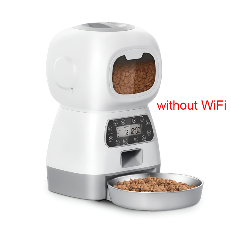 3.5L Automatic Pet Feeder For Cats WiFi Smart Swirl Slow Dog Feeder With Voice Recorder Large Capacity Timing Cat Food Dispenser - Image 6