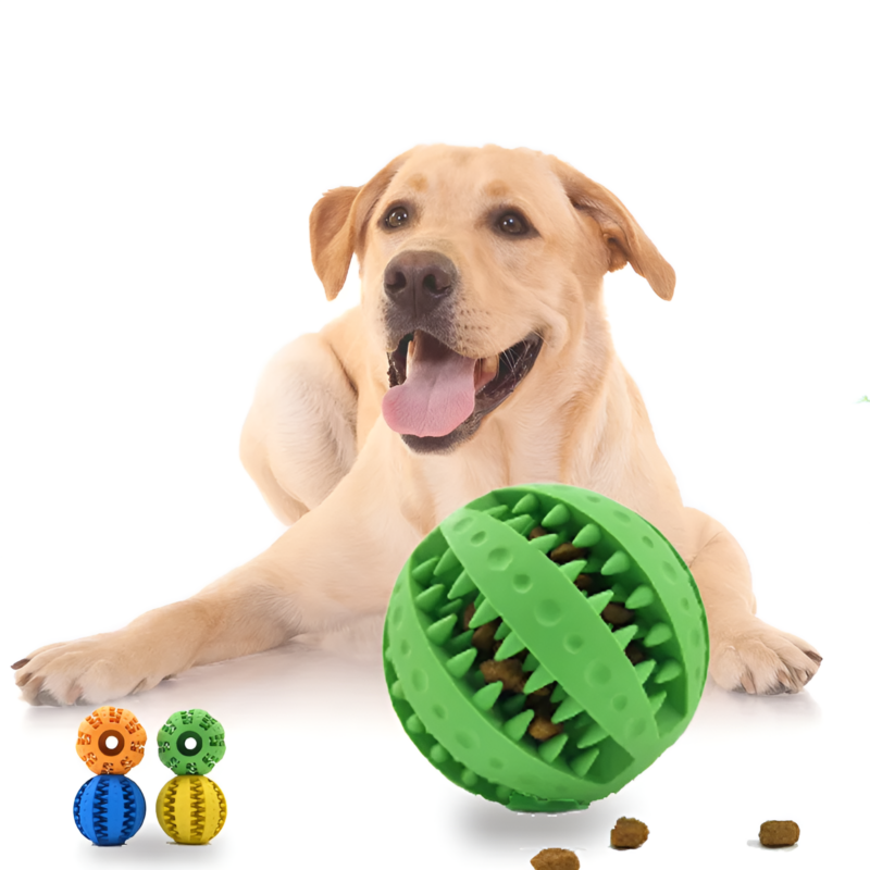 Silicone Pet Dog Toy Ball Interactive Bite-resistant Chew Toy for Small Dogs Tooth Cleaning Elasticity Ball Pet Products 5/6/7cm - Image 5